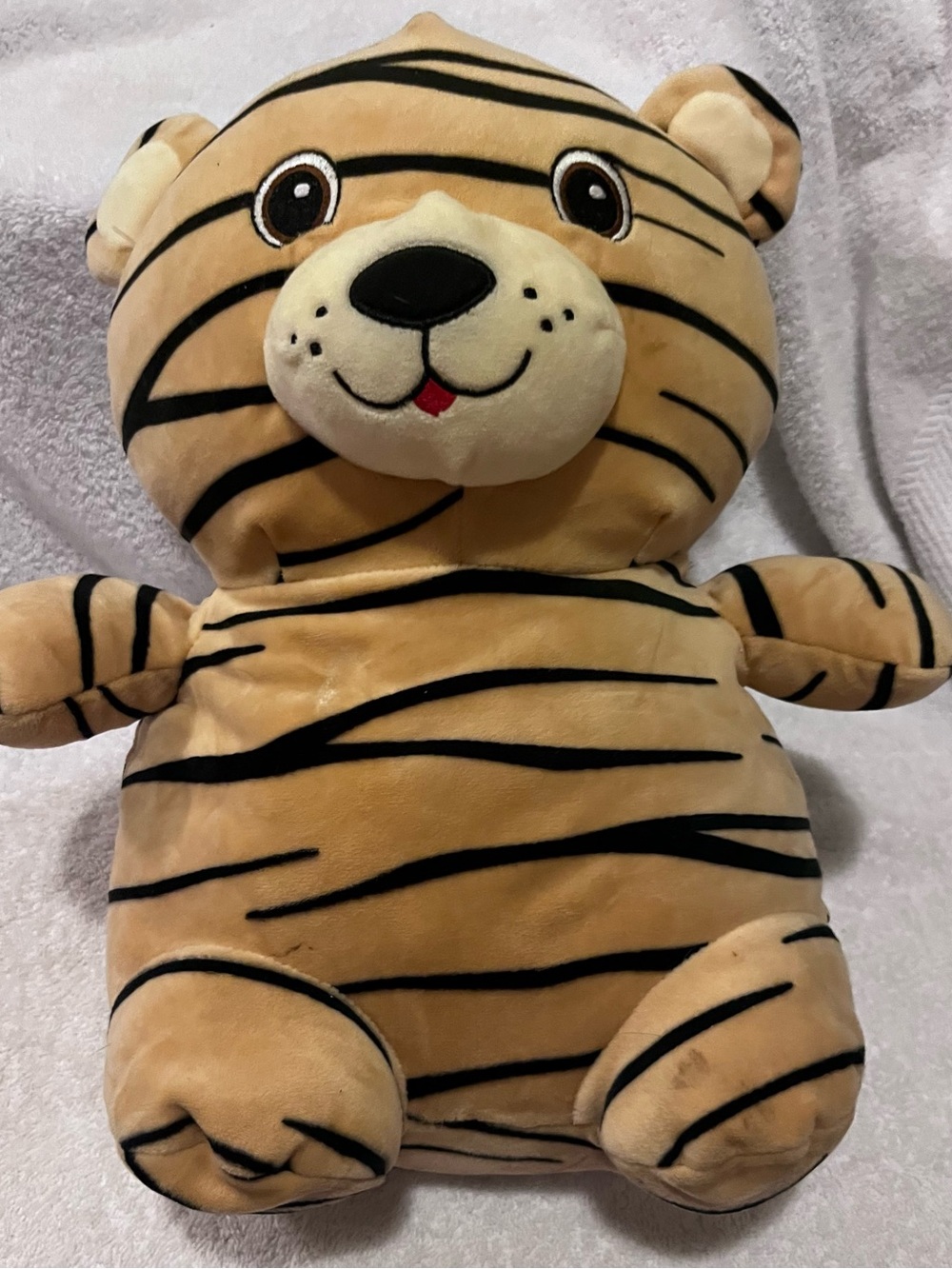 Plush Tiger Stuffed Toy - Tan Striped Comfort Buddy